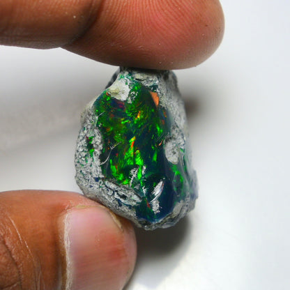 Smooth Black Opal Rough 36.45 Cts Natural Ethiopian Welo Opal Raw, Jewelry Grade