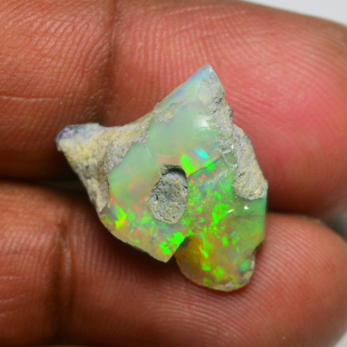Smooth Black Opal Rough 10.25 Cts Natural Ethiopian Welo Opal Raw, Jewelry Grade