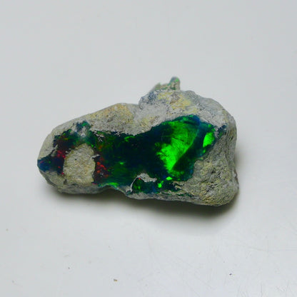Smooth Black Opal Rough 15.00 Cts Natural Ethiopian Welo Opal Raw, Jewelry Grade