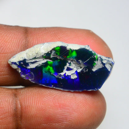 Smooth Black Opal Rough 10.85 Cts Natural Ethiopian Welo Opal Raw, Jewelry Grade