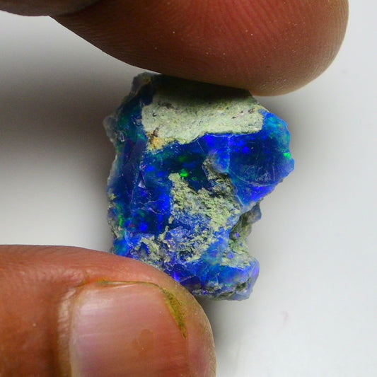 Smooth Black Opal Rough 8.25 Cts Natural Ethiopian Welo Opal Raw, Jewelry Grade