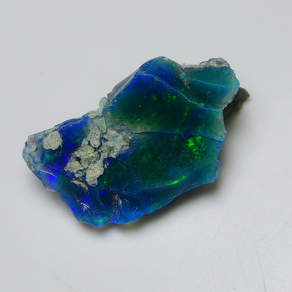 Black Opal 7.10 Carats | Natural Black Ethiopian Opal Rough - Ready for Cutting & Jewelry!