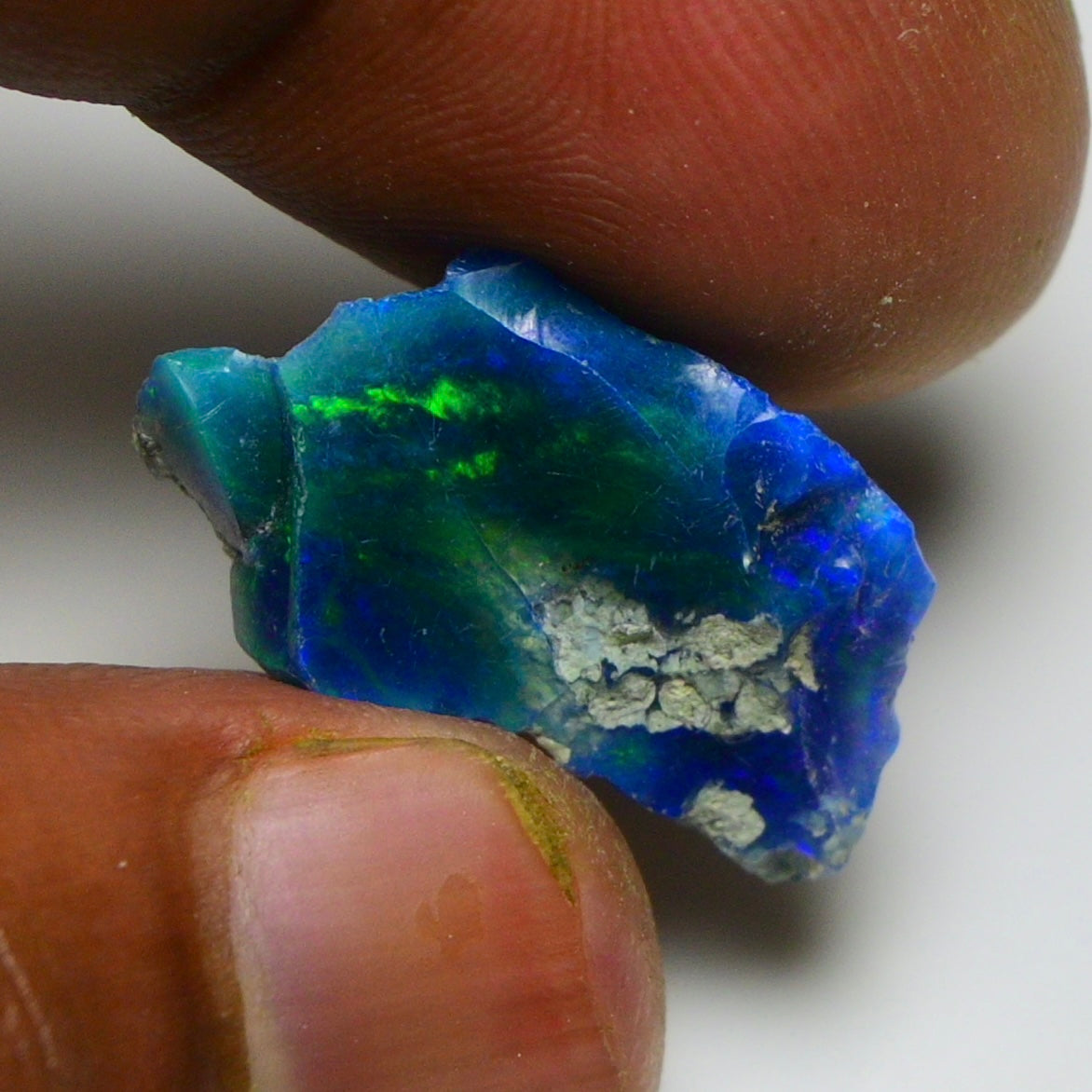 Black Opal 7.10 Carats | Natural Black Ethiopian Opal Rough - Ready for Cutting & Jewelry!