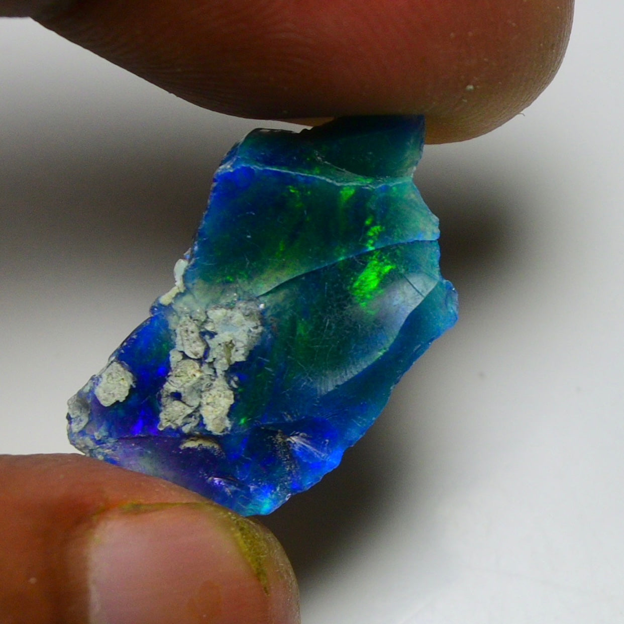 Black Opal 7.10 Carats | Natural Black Ethiopian Opal Rough - Ready for Cutting & Jewelry!