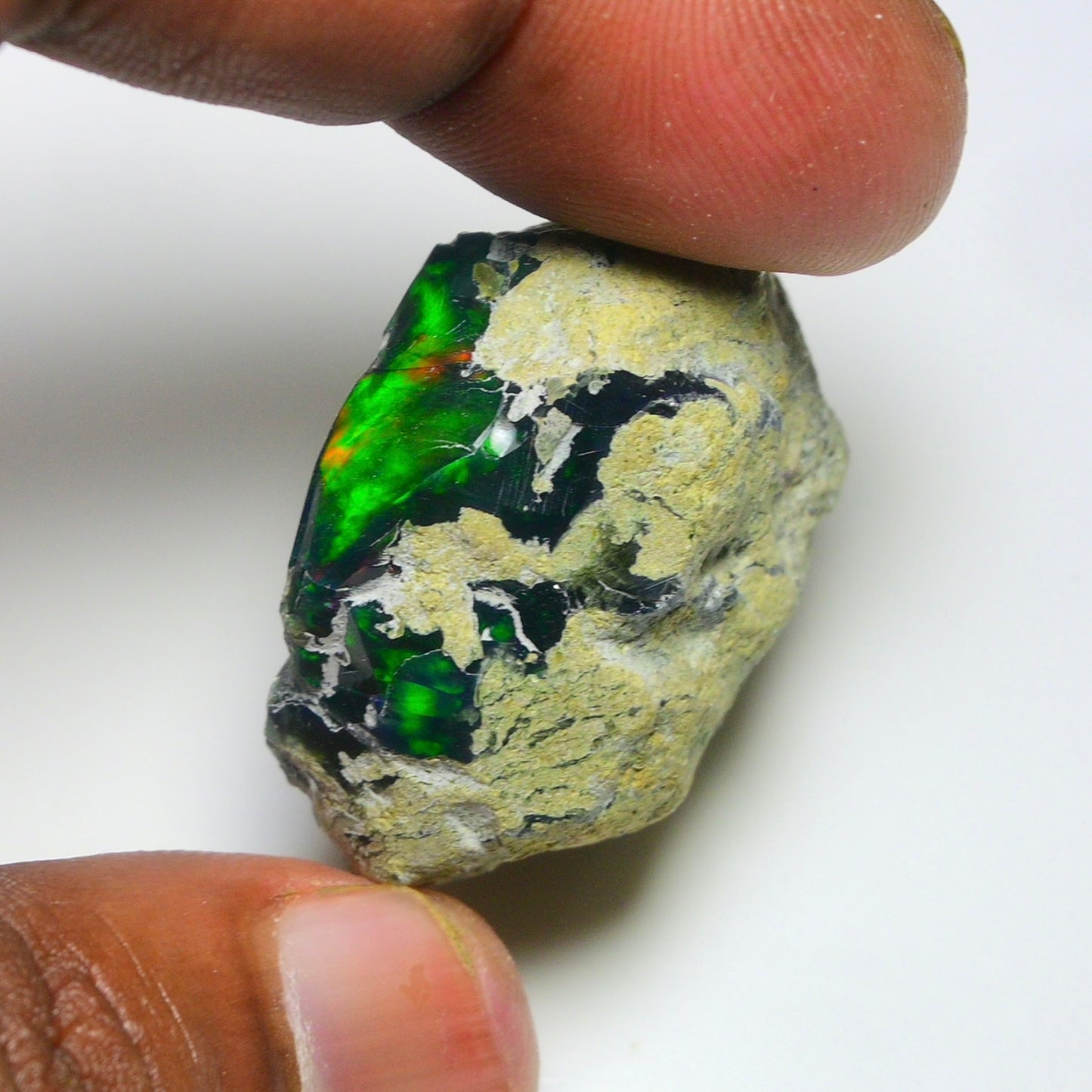 Black Opal 70.70 Carats | Natural Black Ethiopian Opal Rough - Ready for Cutting & Jewelry!