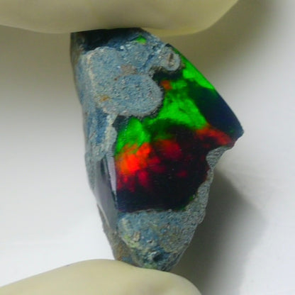 Black Opal 10.70 Carats | Natural Black Ethiopian Opal Rough - Ready for Cutting & Jewelry!