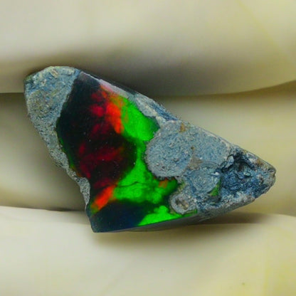 Black Opal 10.70 Carats | Natural Black Ethiopian Opal Rough - Ready for Cutting & Jewelry!