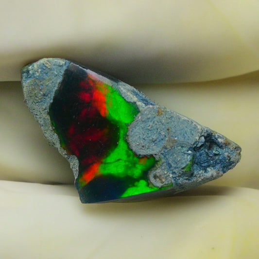Black Opal 10.70 Carats | Natural Black Ethiopian Opal Rough - Ready for Cutting & Jewelry!