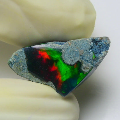 Black Opal 10.70 Carats | Natural Black Ethiopian Opal Rough - Ready for Cutting & Jewelry!