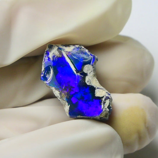 Blue Opal Rough 8.30  Carats | Natural Ethiopian Opal Rough - Ready for Cutting & Jewelry | AAA Grade Opal Raw