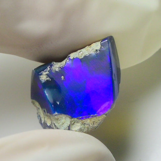 Blue Opal Rough 7.00  Carats | Natural Ethiopian Opal Rough - Ready for Cutting & Jewelry | AAA Grade Opal Raw