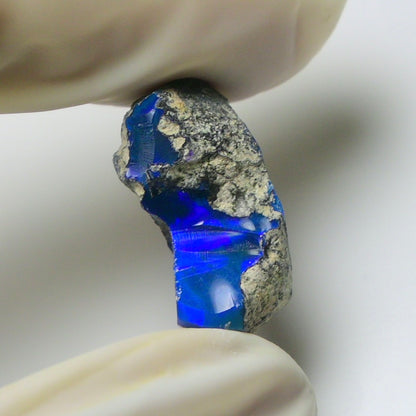Blue Opal Rough 8.65  Carats | Natural Ethiopian Opal Rough - Ready for Cutting & Jewelry | AAA Grade Opal Raw