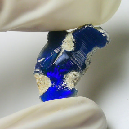 Blue Opal Rough 7.95  Carats | Natural Ethiopian Opal Rough - Ready for Cutting & Jewelry | AAA Grade Opal Raw