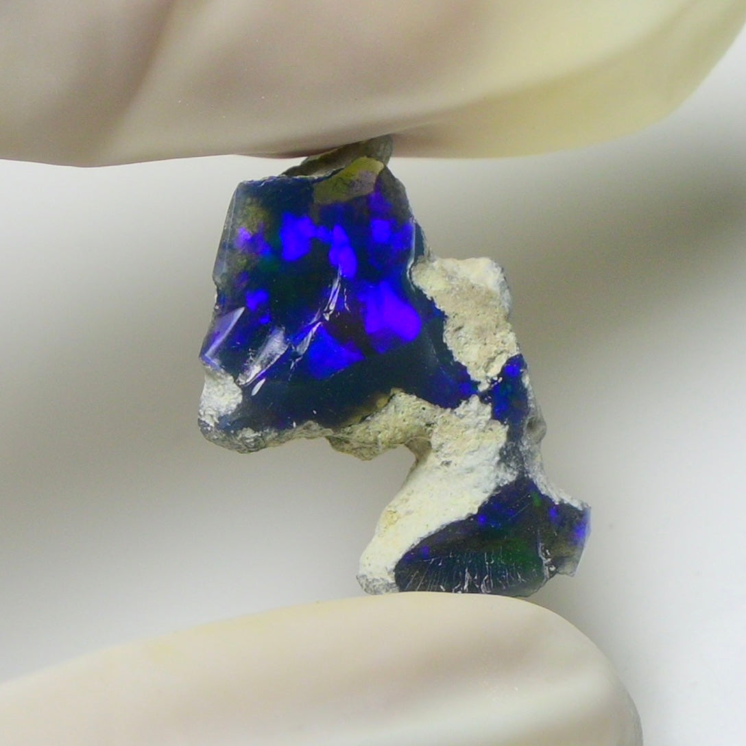 Blue Opal Rough 5.95  Carats | Natural Ethiopian Opal Rough - Ready for Cutting & Jewelry | AAA Grade Opal Raw