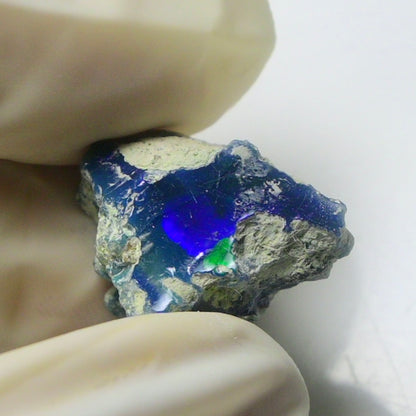 Blue Opal Rough 7.00  Carats | Natural Ethiopian Opal Rough - Ready for Cutting & Jewelry | AAA Grade Opal Raw