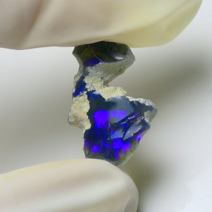 Blue Opal Rough 5.95  Carats | Natural Ethiopian Opal Rough - Ready for Cutting & Jewelry | AAA Grade Opal Raw
