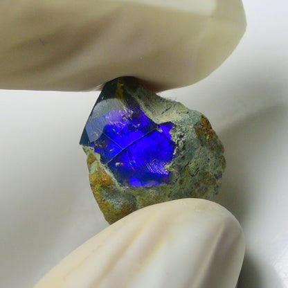 Blue Opal Rough 7.95  Carats | Natural Ethiopian Opal Rough - Ready for Cutting & Jewelry | AAA Grade Opal Raw