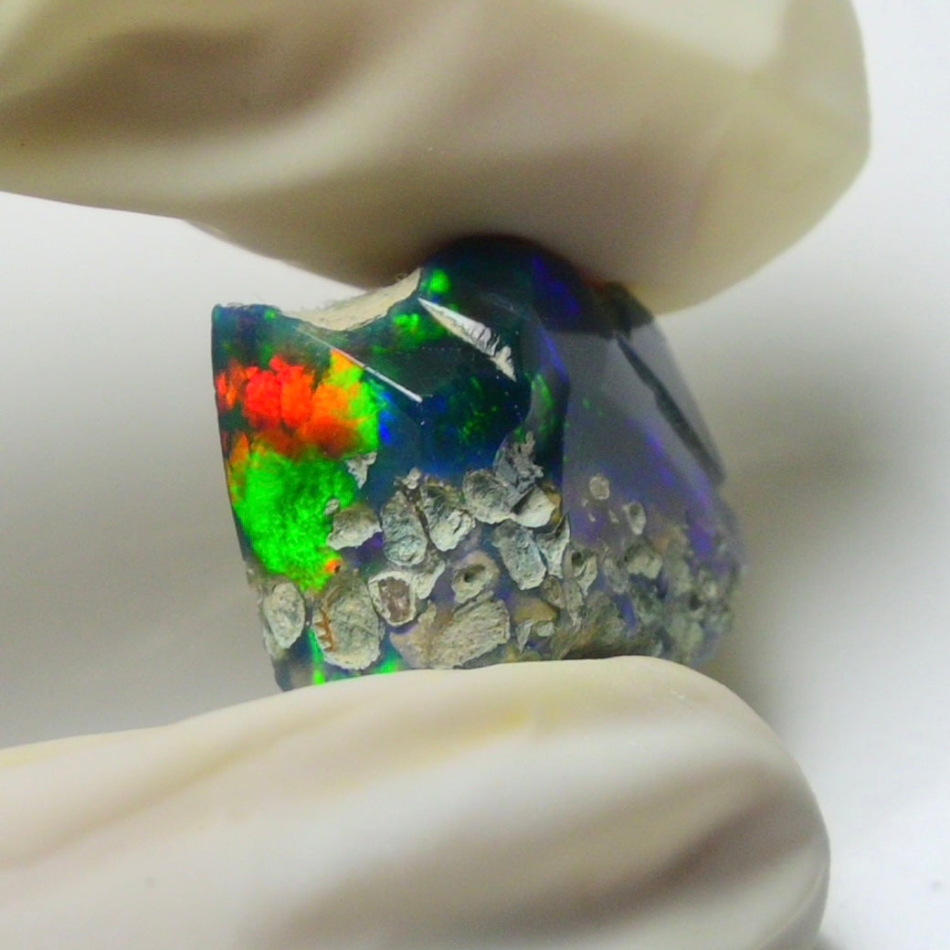 Blue Opal Rough 9.20  Carats | Natural Ethiopian Opal Rough - Ready for Cutting & Jewelry | AAA Grade Opal Raw
