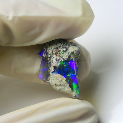 Blue Opal Rough 7.40  Carats | Natural Ethiopian Opal Rough - Ready for Cutting & Jewelry | AAA Grade Opal Raw