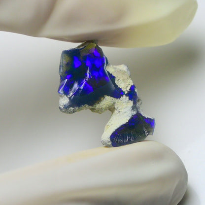 Blue Opal Rough 5.95  Carats | Natural Ethiopian Opal Rough - Ready for Cutting & Jewelry | AAA Grade Opal Raw