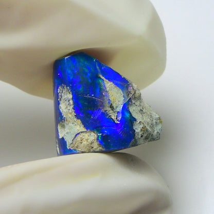 Blue Opal Rough 6.20  Carats | Natural Ethiopian Opal Rough - Ready for Cutting & Jewelry | AAA Grade Opal Raw