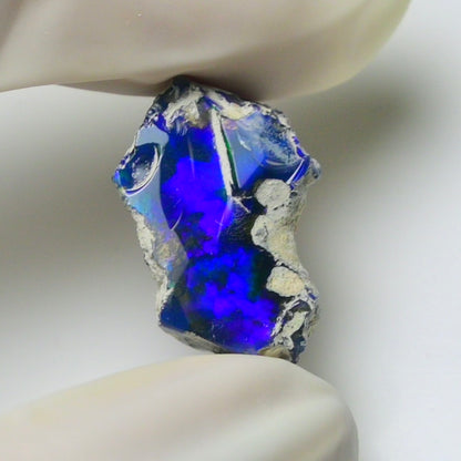 Blue Opal Rough 8.30  Carats | Natural Ethiopian Opal Rough - Ready for Cutting & Jewelry | AAA Grade Opal Raw