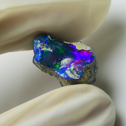 Blue Opal Rough 7.95  Carats | Natural Ethiopian Opal Rough - Ready for Cutting & Jewelry | AAA Grade Opal Raw