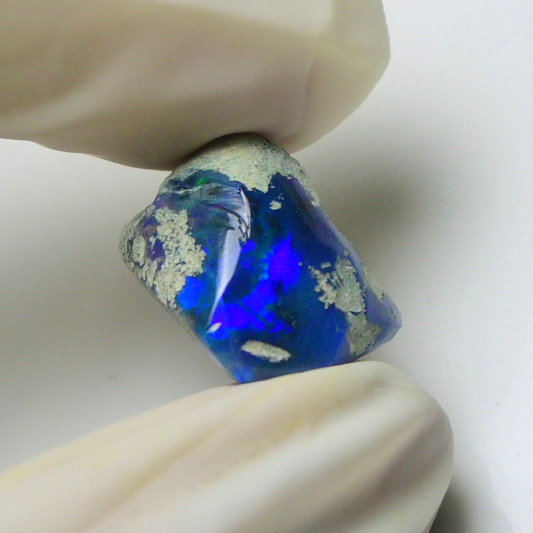Blue Opal Rough 9.00  Carats | Natural Ethiopian Opal Rough - Ready for Cutting & Jewelry | AAA Grade Opal Raw