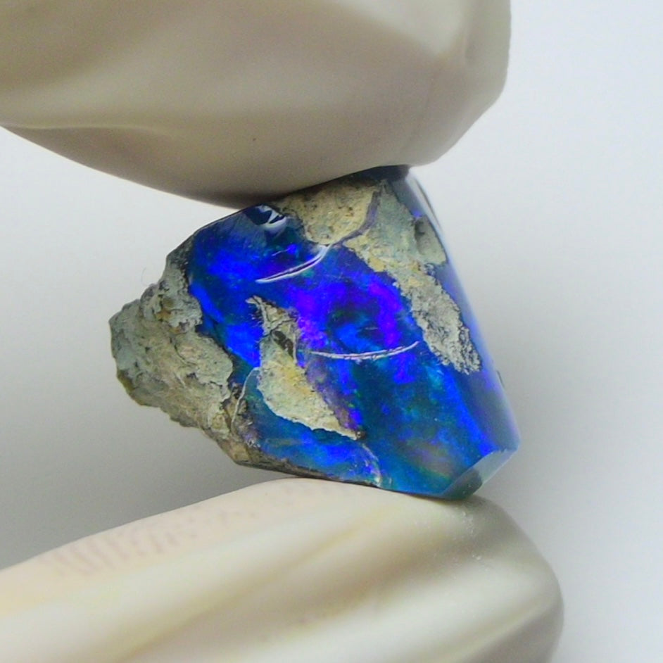 Blue Opal Rough 6.20  Carats | Natural Ethiopian Opal Rough - Ready for Cutting & Jewelry | AAA Grade Opal Raw