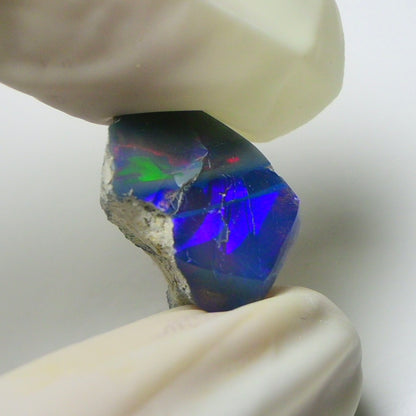 Blue Opal Rough 7.40  Carats | Natural Ethiopian Opal Rough - Ready for Cutting & Jewelry | AAA Grade Opal Raw