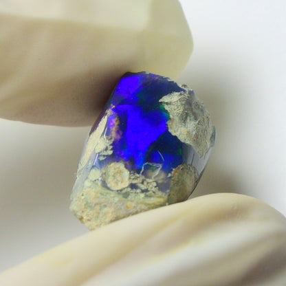 Blue Opal Rough 8.90  Carats | Natural Ethiopian Opal Rough - Ready for Cutting & Jewelry | AAA Grade Opal Raw