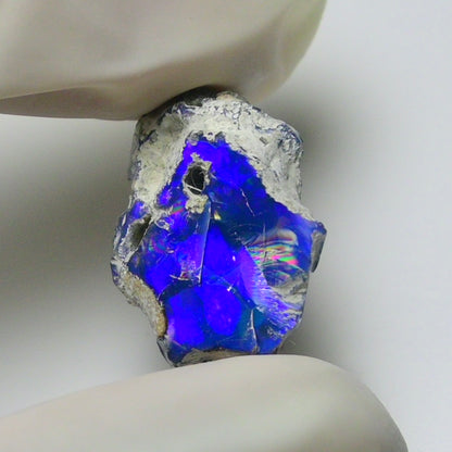 Blue Opal Rough 8.10  Carats | Natural Ethiopian Opal Rough - Ready for Cutting & Jewelry | AAA Grade Opal Raw