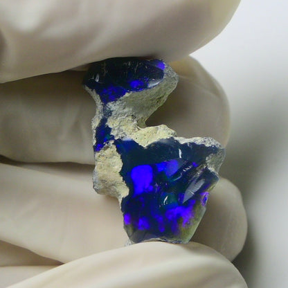 Blue Opal Rough 5.95  Carats | Natural Ethiopian Opal Rough - Ready for Cutting & Jewelry | AAA Grade Opal Raw