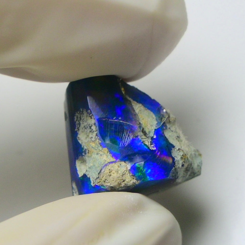 Blue Opal Rough 6.20  Carats | Natural Ethiopian Opal Rough - Ready for Cutting & Jewelry | AAA Grade Opal Raw