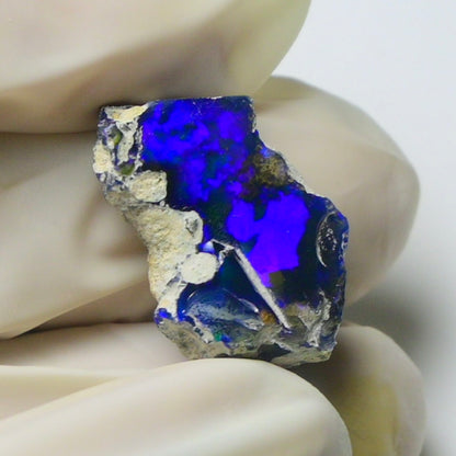 Blue Opal Rough 8.30  Carats | Natural Ethiopian Opal Rough - Ready for Cutting & Jewelry | AAA Grade Opal Raw