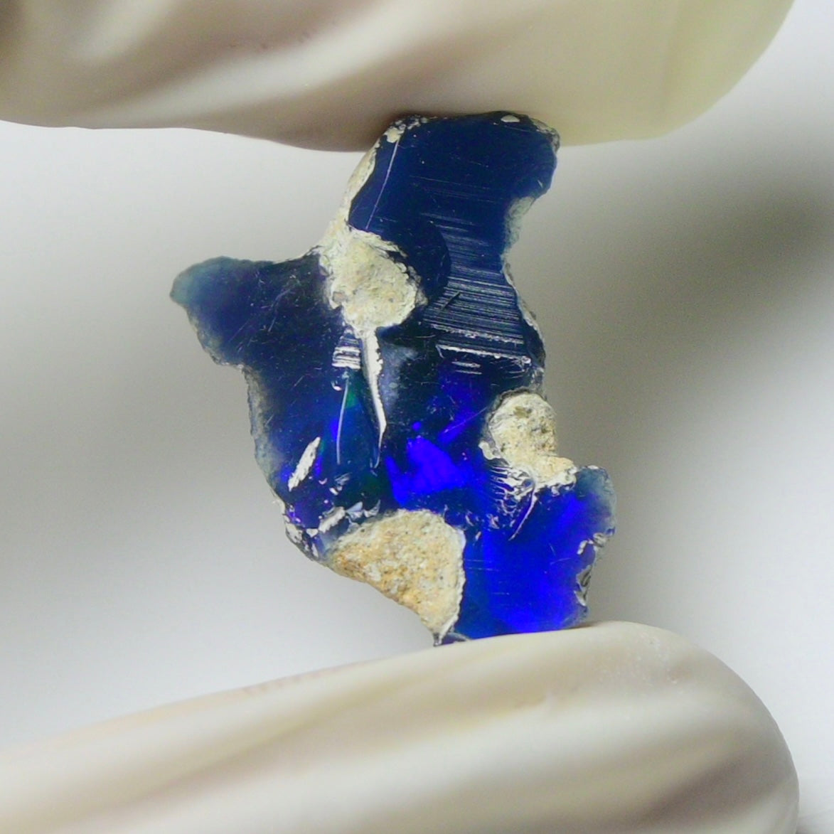 Blue Opal Rough 7.95  Carats | Natural Ethiopian Opal Rough - Ready for Cutting & Jewelry | AAA Grade Opal Raw
