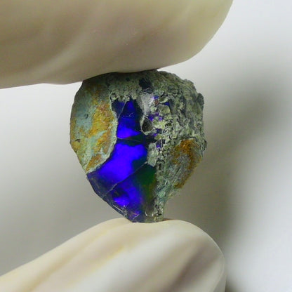 Blue Opal Rough 7.95  Carats | Natural Ethiopian Opal Rough - Ready for Cutting & Jewelry | AAA Grade Opal Raw