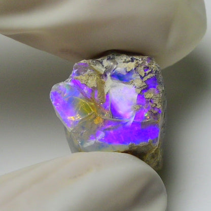 Blue Opal Rough 9.80  Carats | Natural Ethiopian Opal Rough - Ready for Cutting & Jewelry | AAA Grade Opal Raw