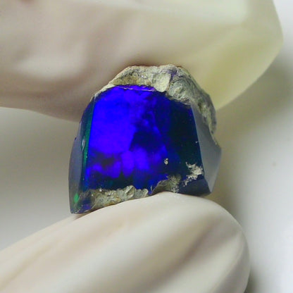 Blue Opal Rough 7.00  Carats | Natural Ethiopian Opal Rough - Ready for Cutting & Jewelry | AAA Grade Opal Raw