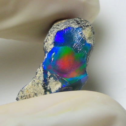 Blue Opal Rough 8.65  Carats | Natural Ethiopian Opal Rough - Ready for Cutting & Jewelry | AAA Grade Opal Raw