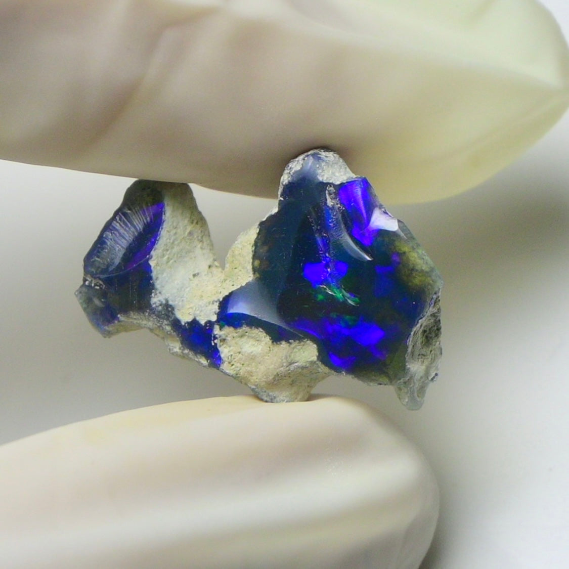 Blue Opal Rough 5.95  Carats | Natural Ethiopian Opal Rough - Ready for Cutting & Jewelry | AAA Grade Opal Raw