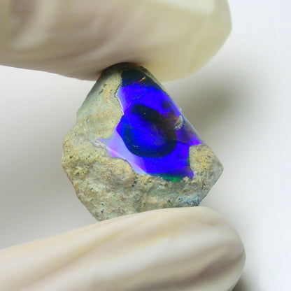 Blue Opal Rough 9.75  Carats | Natural Ethiopian Opal Rough - Ready for Cutting & Jewelry | AAA Grade Opal Raw