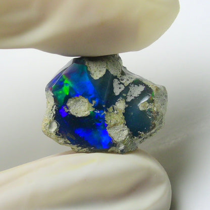 Blue Opal Rough 8.70  Carats | Natural Ethiopian Opal Rough - Ready for Cutting & Jewelry | AAA Grade Opal Raw