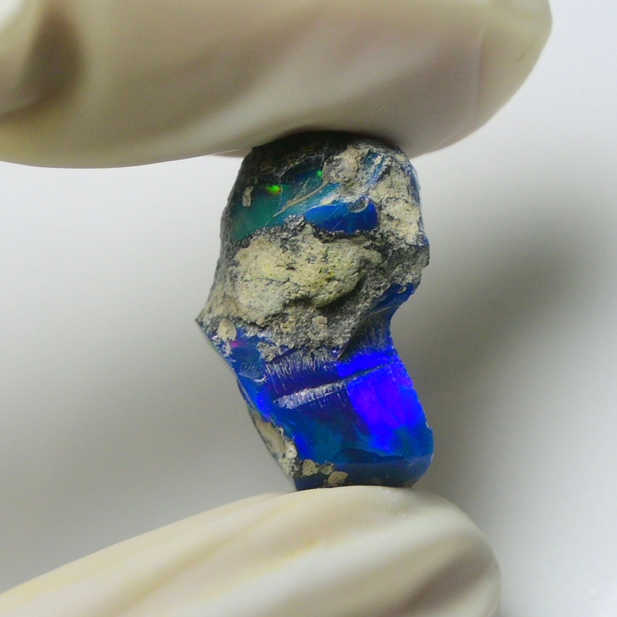 Blue Opal Rough 8.65  Carats | Natural Ethiopian Opal Rough - Ready for Cutting & Jewelry | AAA Grade Opal Raw