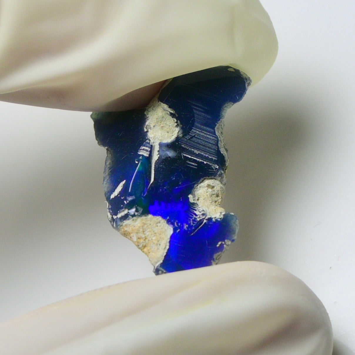 Blue Opal Rough 7.95  Carats | Natural Ethiopian Opal Rough - Ready for Cutting & Jewelry | AAA Grade Opal Raw