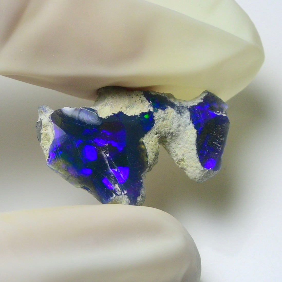 Blue Opal Rough 5.95  Carats | Natural Ethiopian Opal Rough - Ready for Cutting & Jewelry | AAA Grade Opal Raw