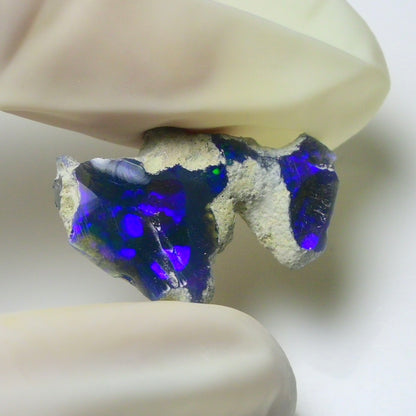 Blue Opal Rough 5.95  Carats | Natural Ethiopian Opal Rough - Ready for Cutting & Jewelry | AAA Grade Opal Raw