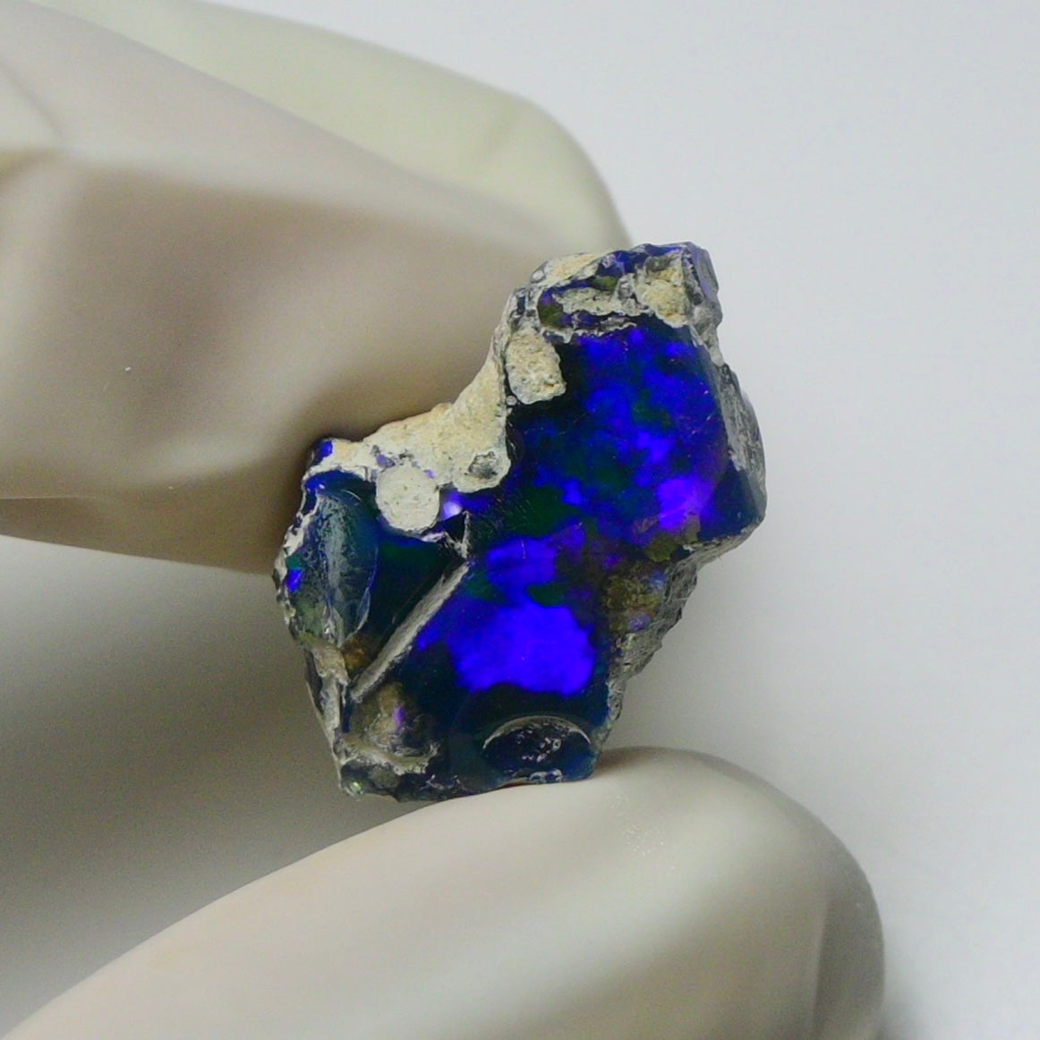 Blue Opal Rough 8.30  Carats | Natural Ethiopian Opal Rough - Ready for Cutting & Jewelry | AAA Grade Opal Raw