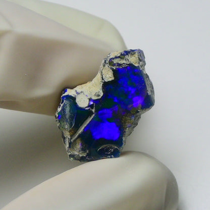 Blue Opal Rough 8.30  Carats | Natural Ethiopian Opal Rough - Ready for Cutting & Jewelry | AAA Grade Opal Raw