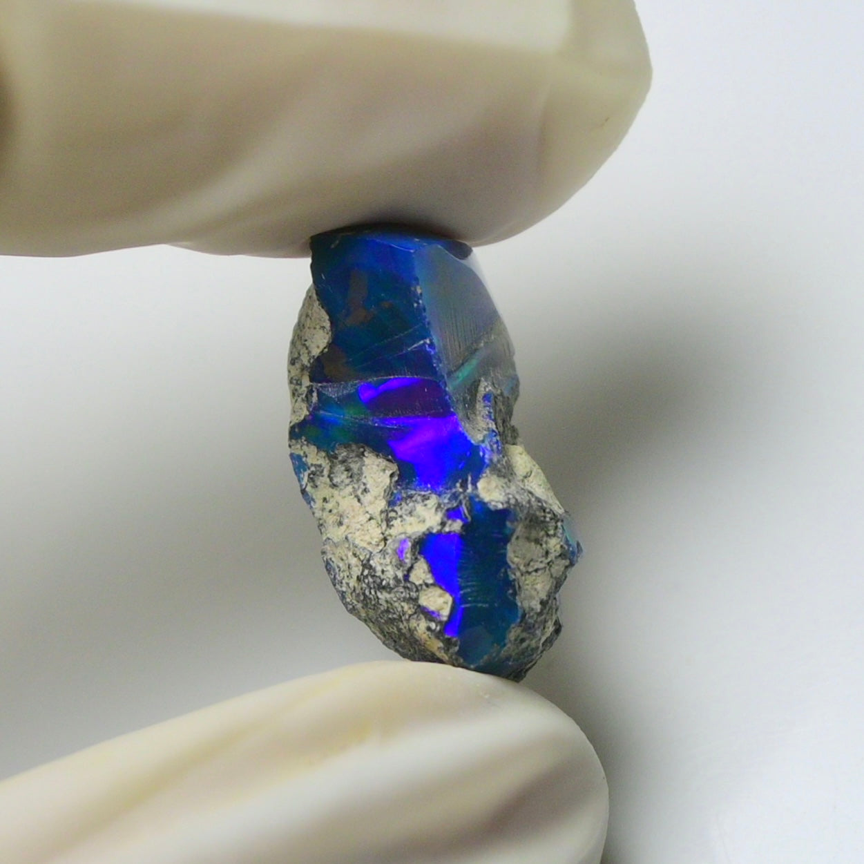 Blue Opal Rough 8.65  Carats | Natural Ethiopian Opal Rough - Ready for Cutting & Jewelry | AAA Grade Opal Raw